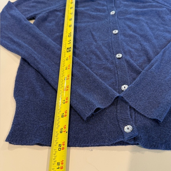 Cat & Jack Girls Navy Button Cardigan Sweater Size L (10/12) - Picture 2 of 5